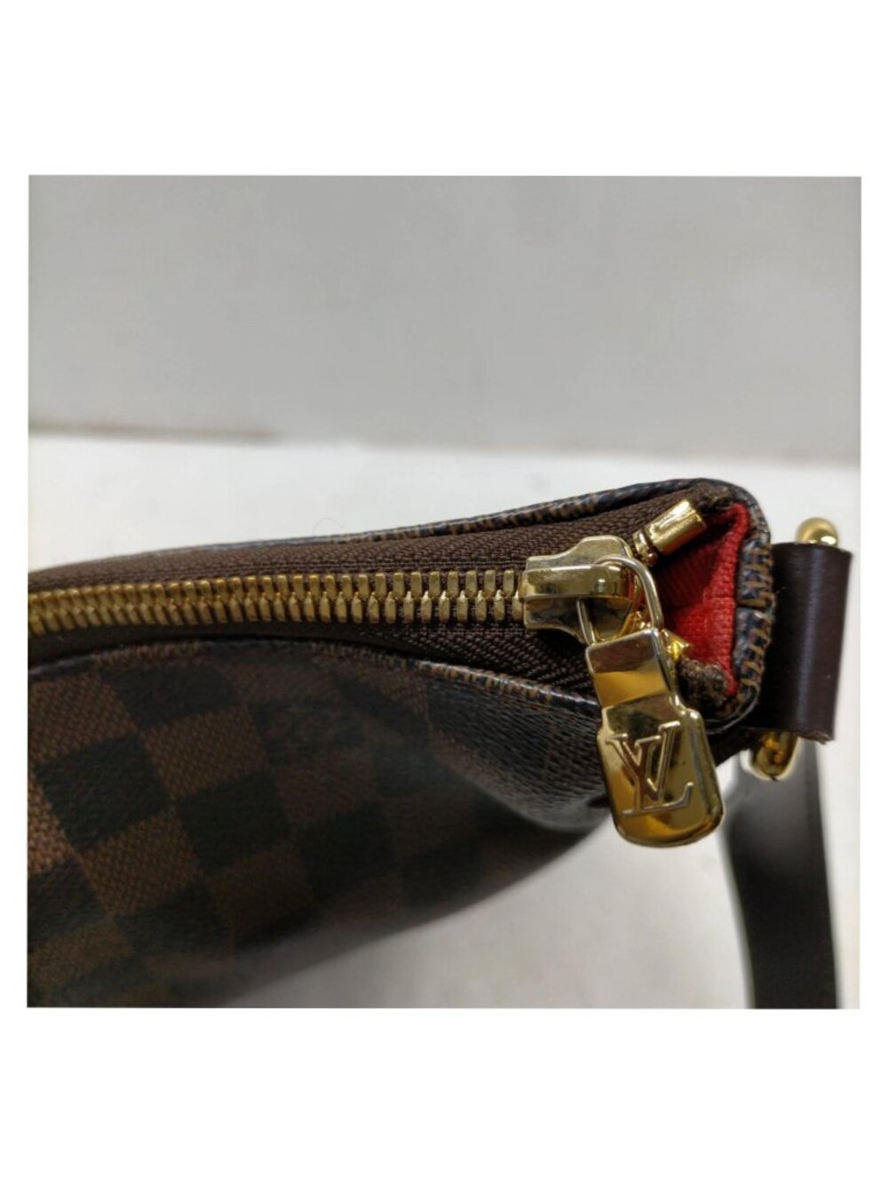 Authentic Louis Vuitton Bloomsbury PM Damier Ebene Crossbody Shoulder Bag - Picture 10 of 16